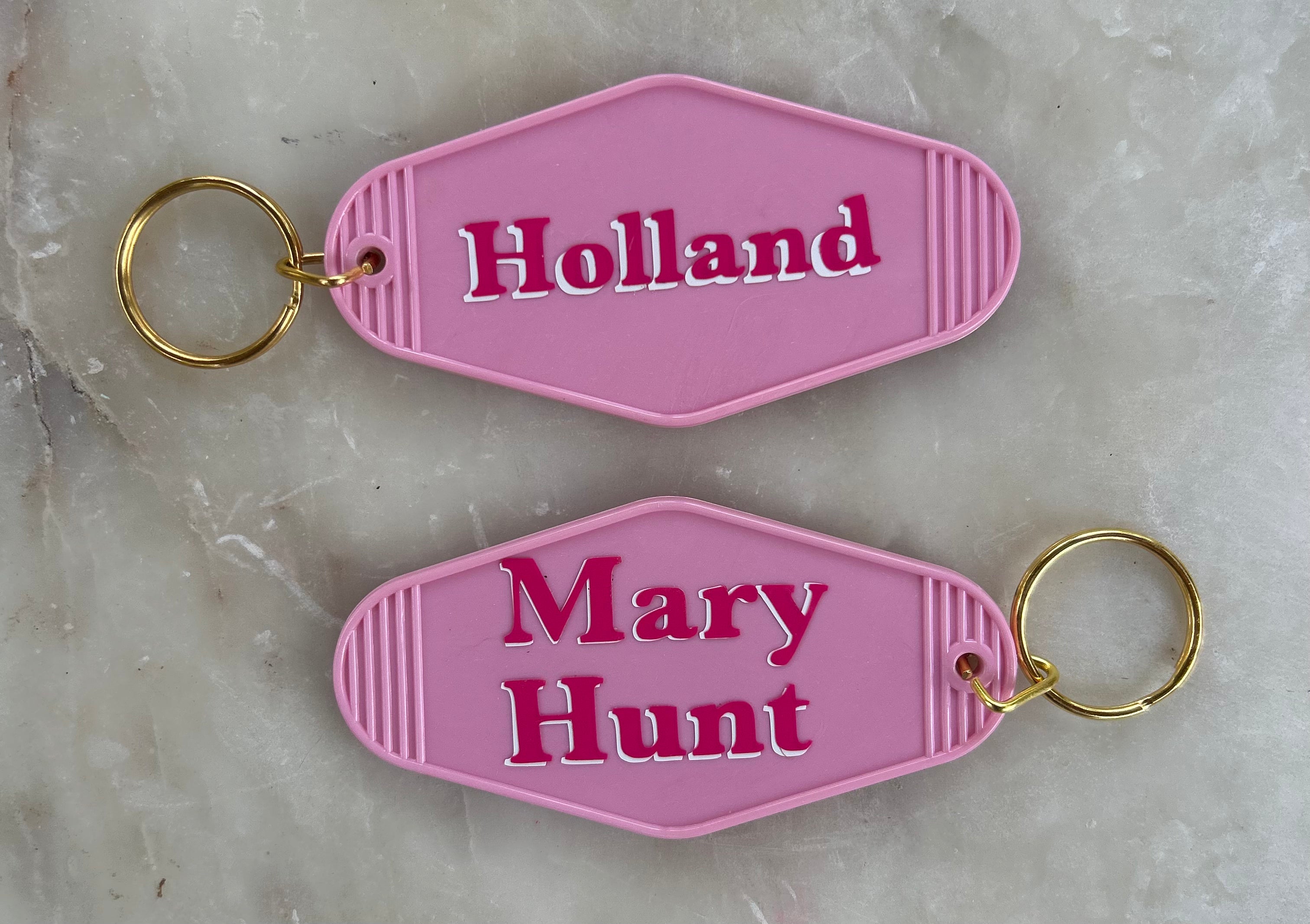 Personalized keychain with name – NordicCraftDesign