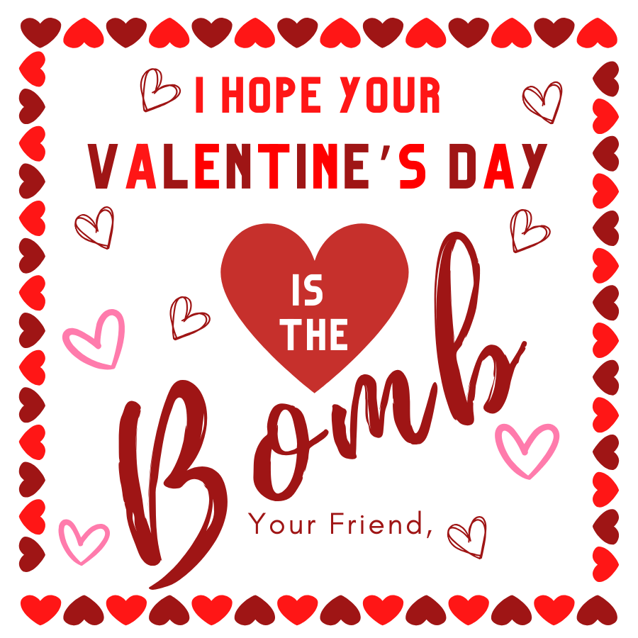 Bath Bomb Valentine- Free Download