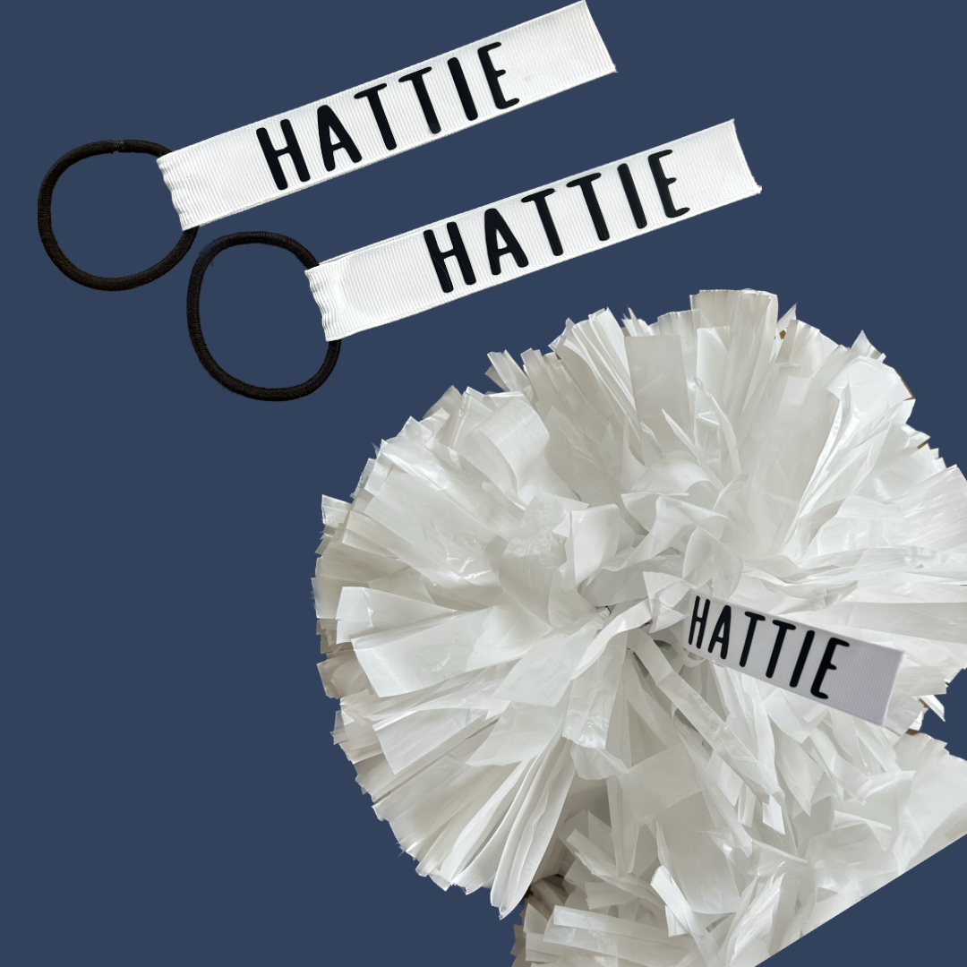 Pom Pom Tags (pair)