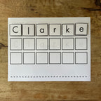 Customized Name Practice