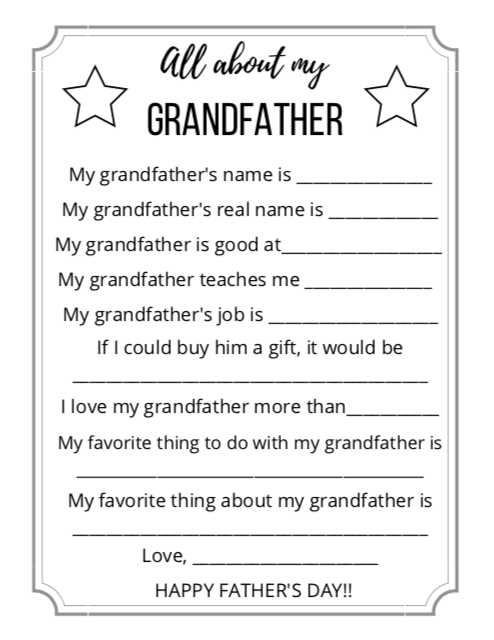 All About My Grandfather