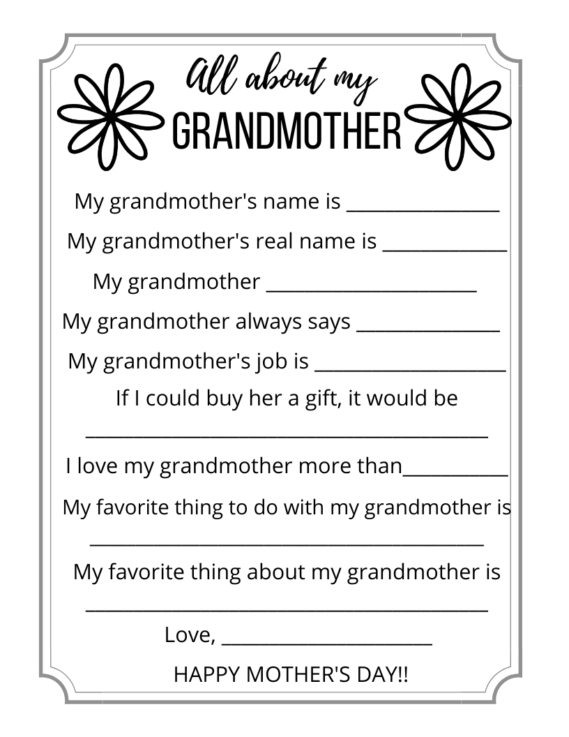 All About My Grandmother