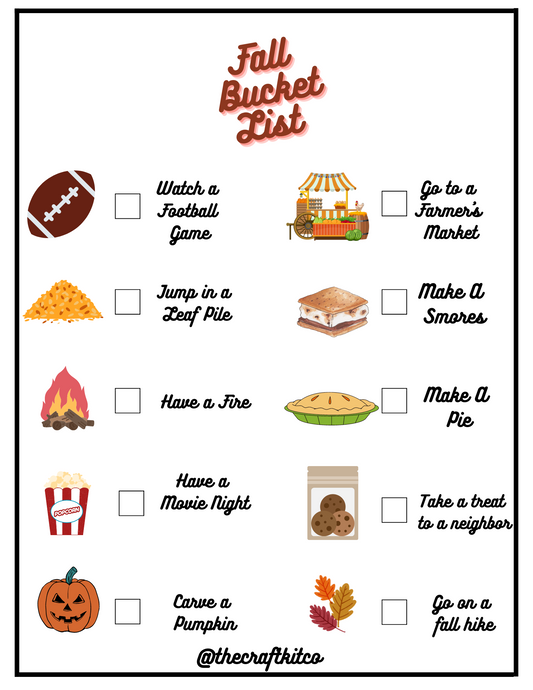 Fall Bucket List